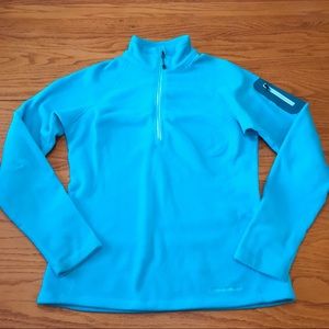 Eddie Bauer PolarTec Pullover Fleece Sz Small Blue